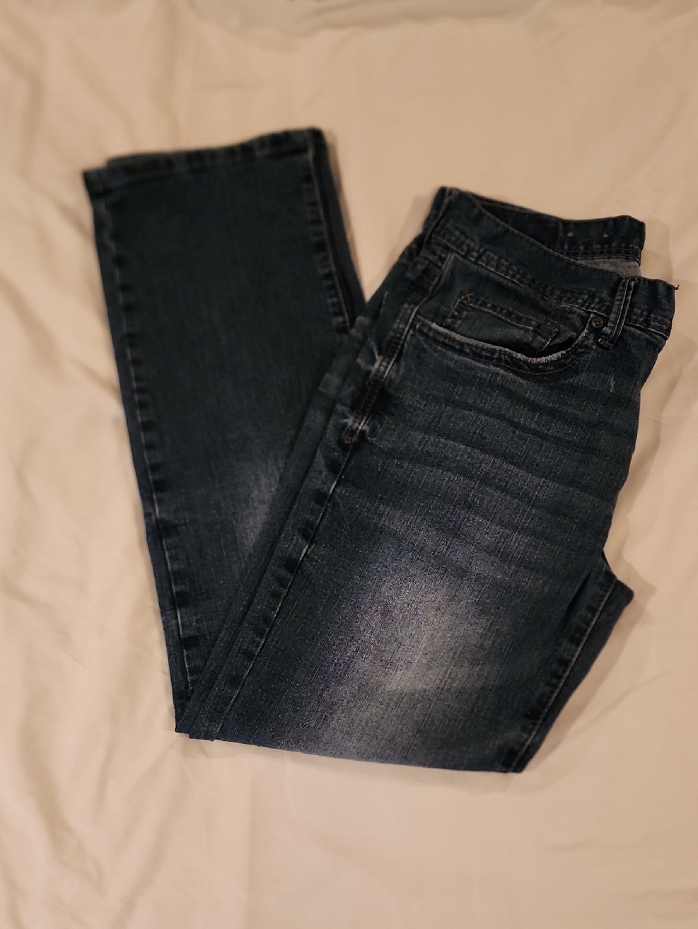 Axel Dark Wash Slim Straight Jeans. Size 32x32